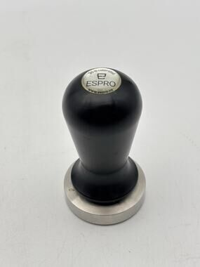 ESPRO Calibrated Espresso Coffee Tamper Flat 30 lb Tamping Force Bk Flat 53mm